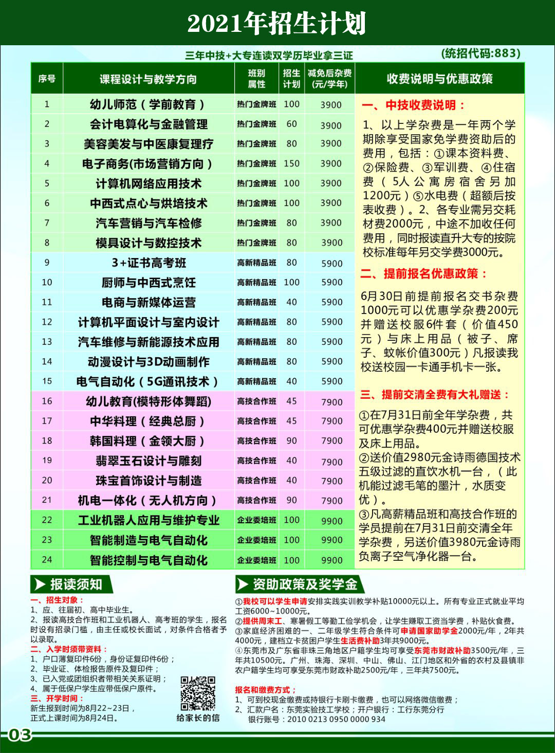 东莞实验技工学校2021年招生(图2)